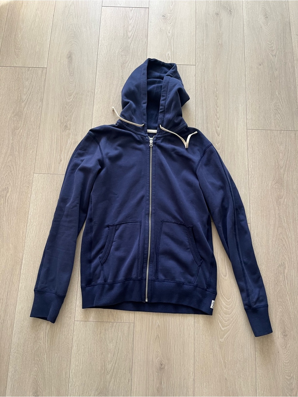 Reigning Champ men’s Navy Full-Zip Hoodie Jacket